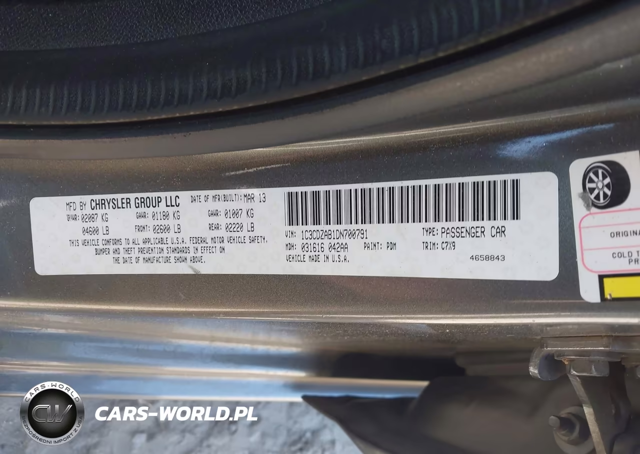 2013 Dodge Avenger Se VIN:1C3CDZAB1DN700791 - 9