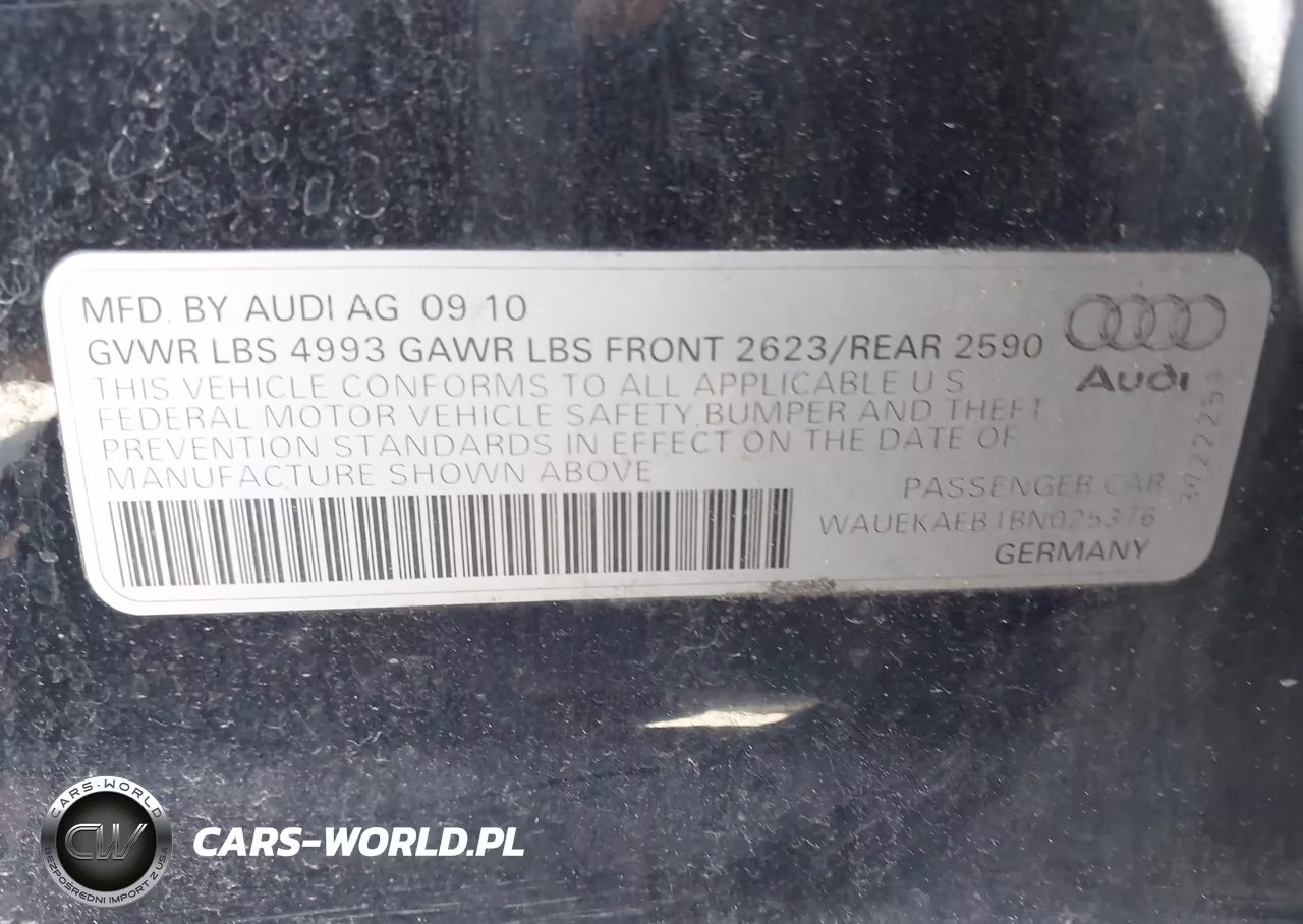 2011 Audi A6 3.2 Premium VIN:WAUEKAFB1BN025376 - 9