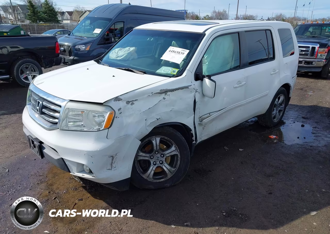 2013 Honda Pilot Ex-L VIN:5FNYF4H53DB046874 - 2