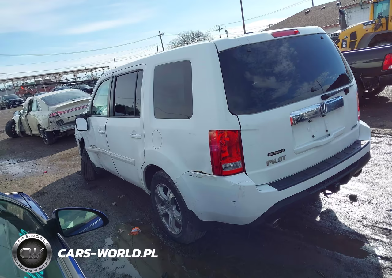 2013 Honda Pilot Ex-L VIN:5FNYF4H53DB046874 - 3