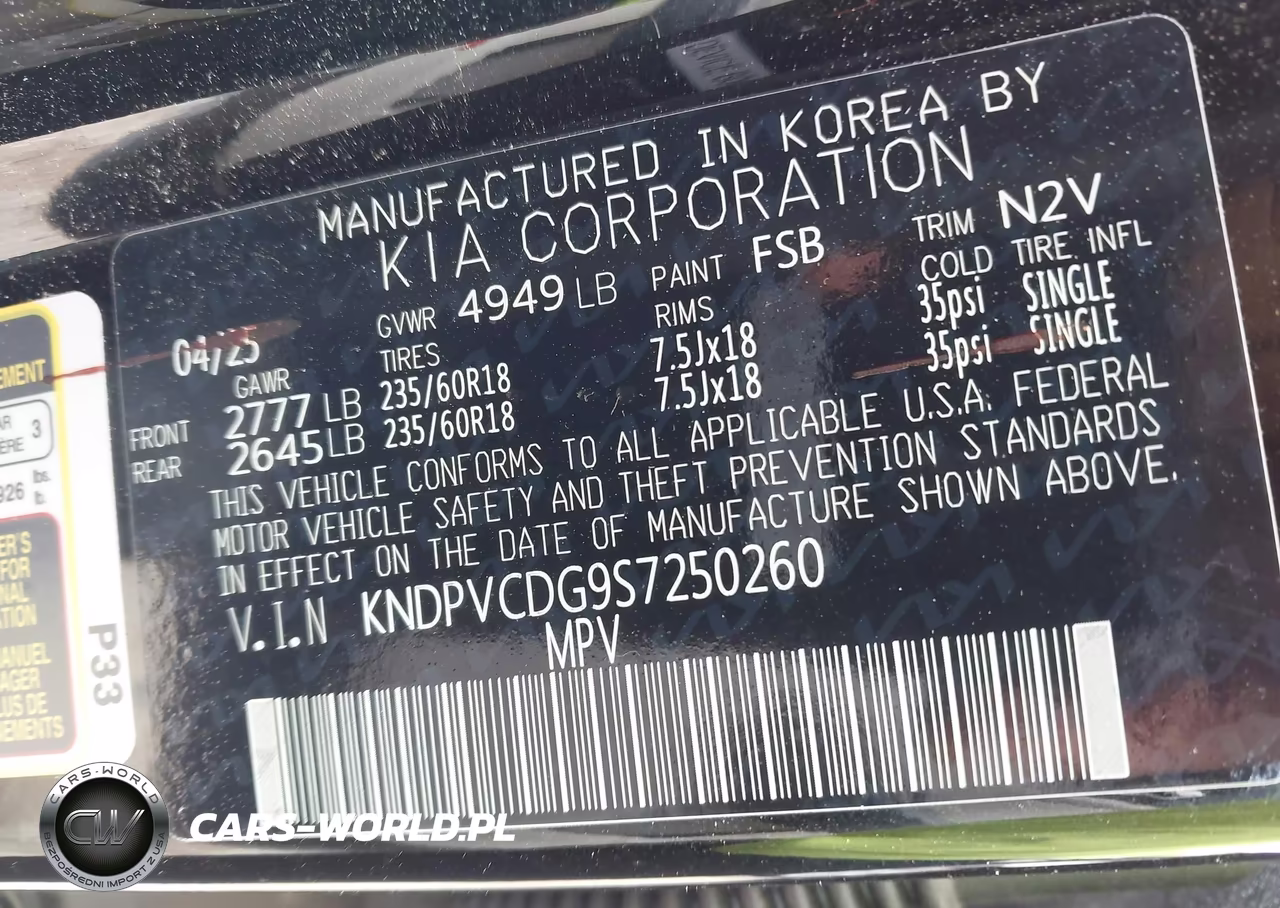 2025 Kia Sportage Hybrid Ex VIN:KNDPVCDG9S7250260 - 9
