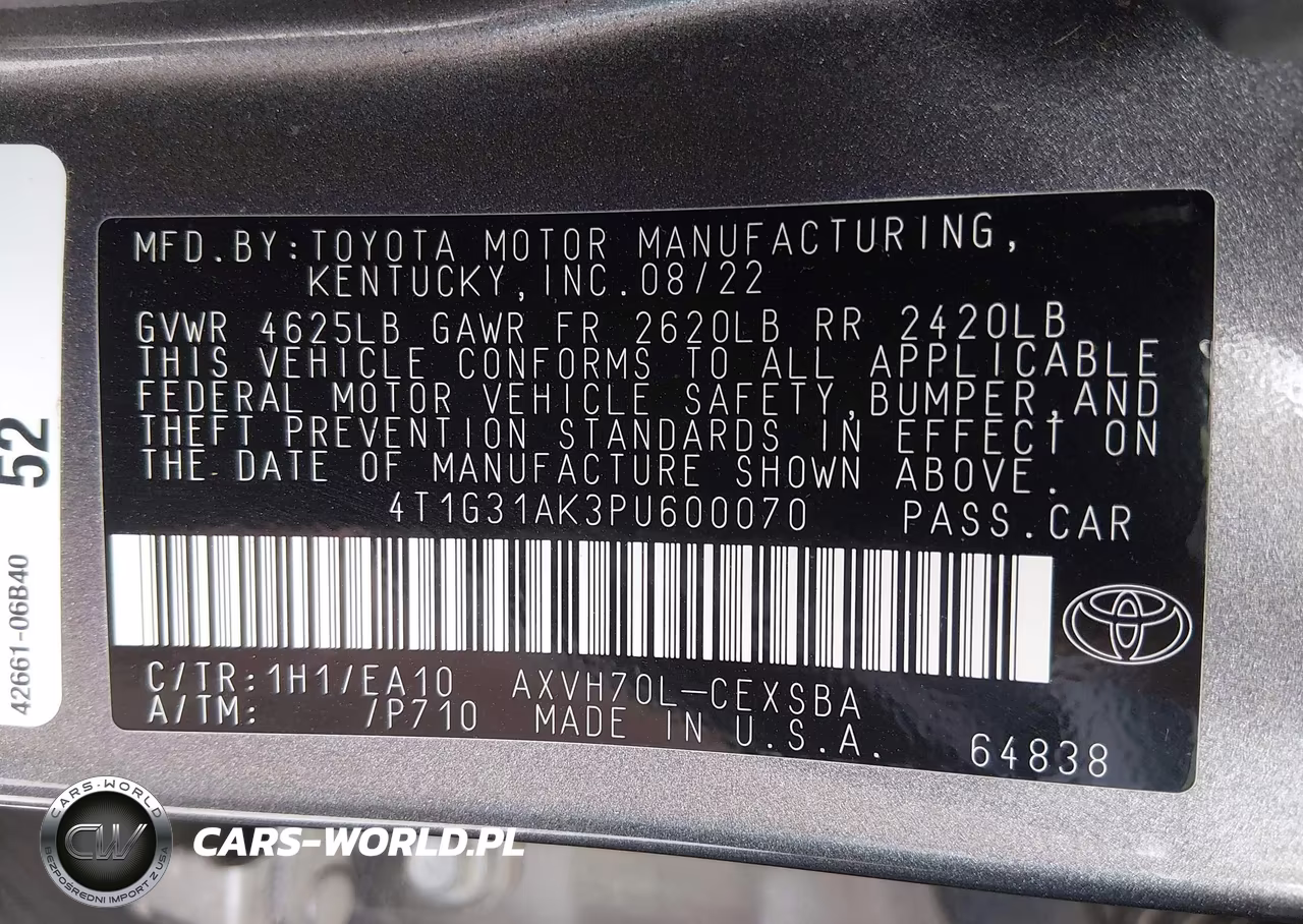 2023 Toyota Camry Se Hybrid VIN:4T1G31AK3PU600070 - 9