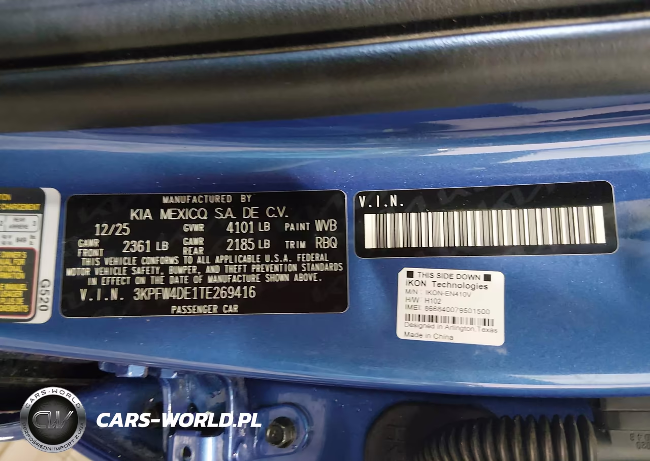 2026 Kia K4 Gt-Line VIN:3KPFW4DE1TE269416 - 9