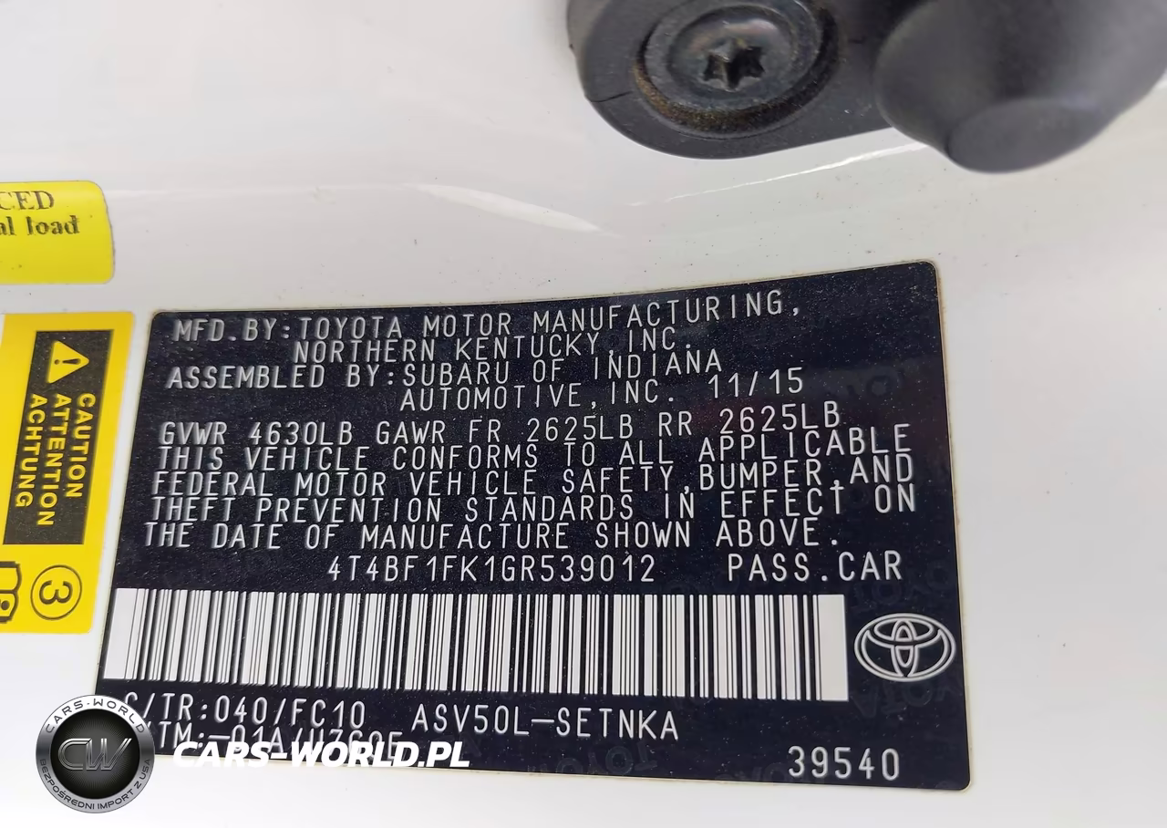 2016 Toyota Camry Le VIN:4T4BF1FK1GR539012 - 9
