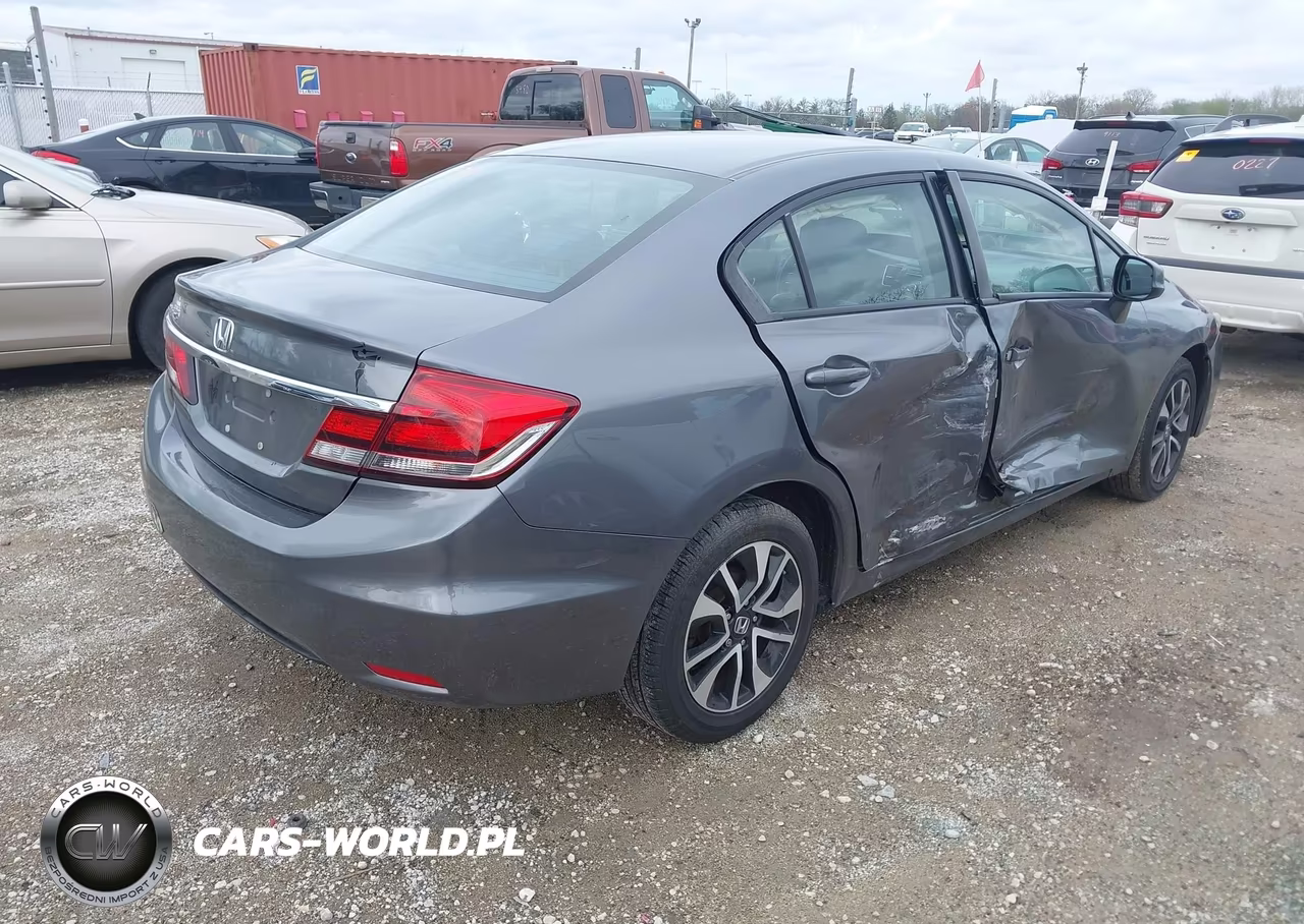2013 Honda Civic Ex VIN:19XFB2F88DE071232 - 4