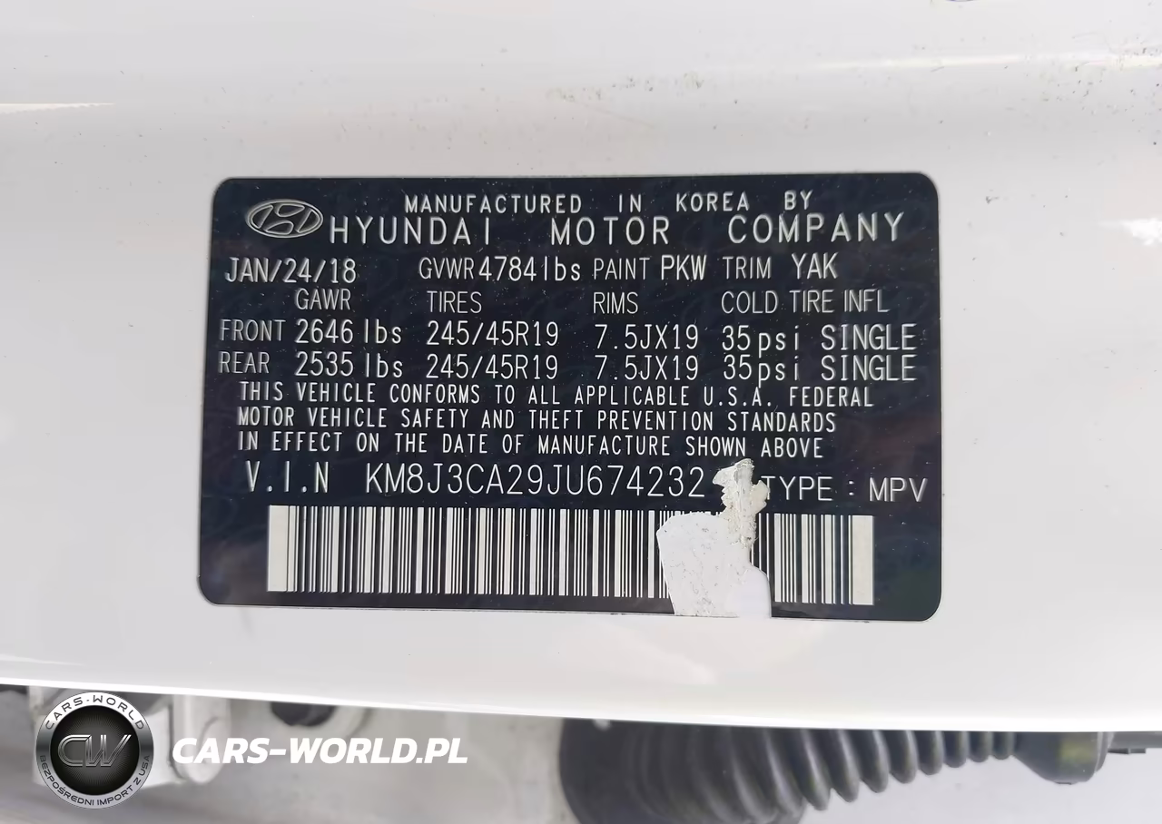2018 Hyundai Tucson Limited VIN:KM8J3CA29JU674232 - 9