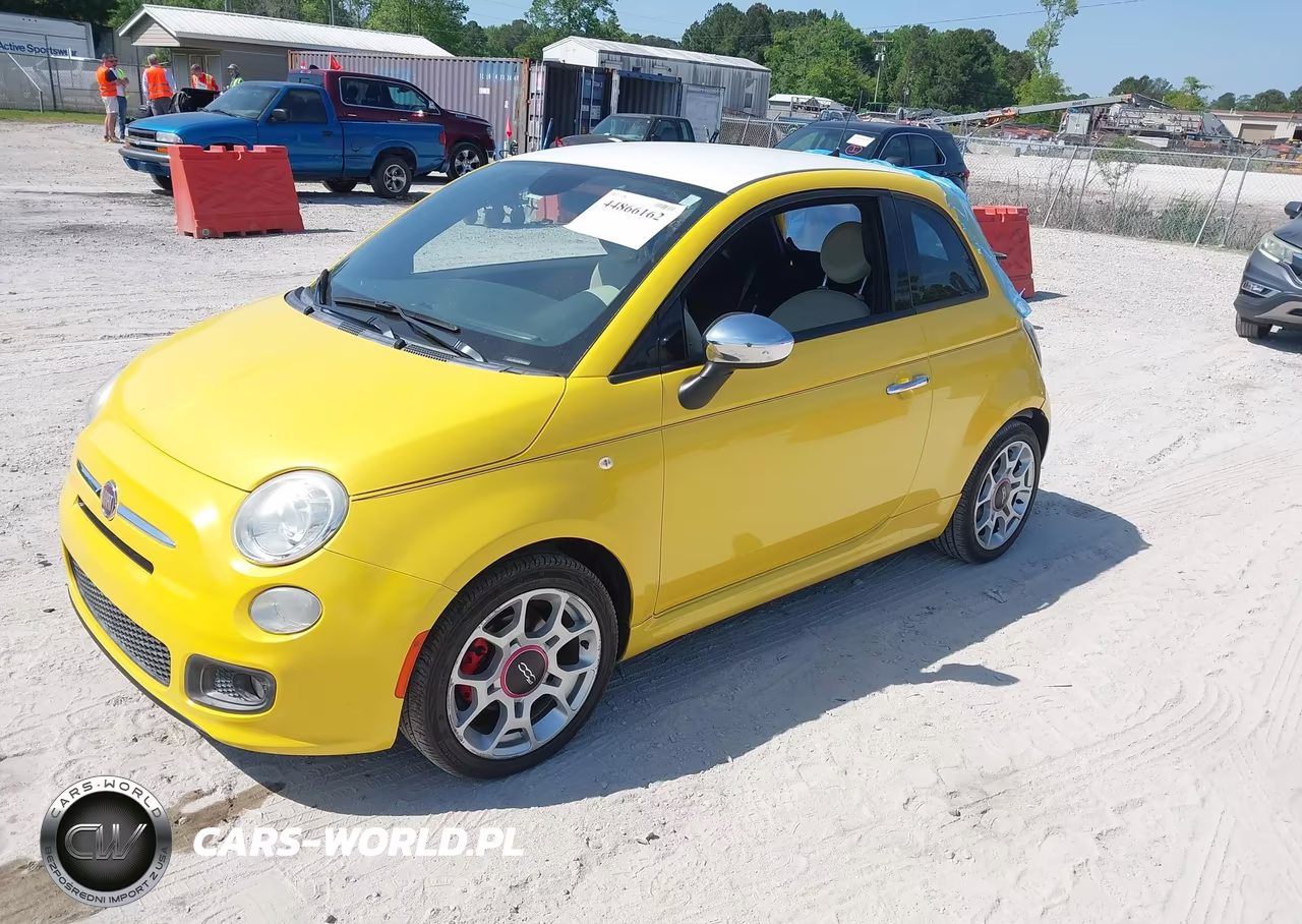 2015 Fiat 500 Sport VIN:3C3CFFBR4FT636771 - 2