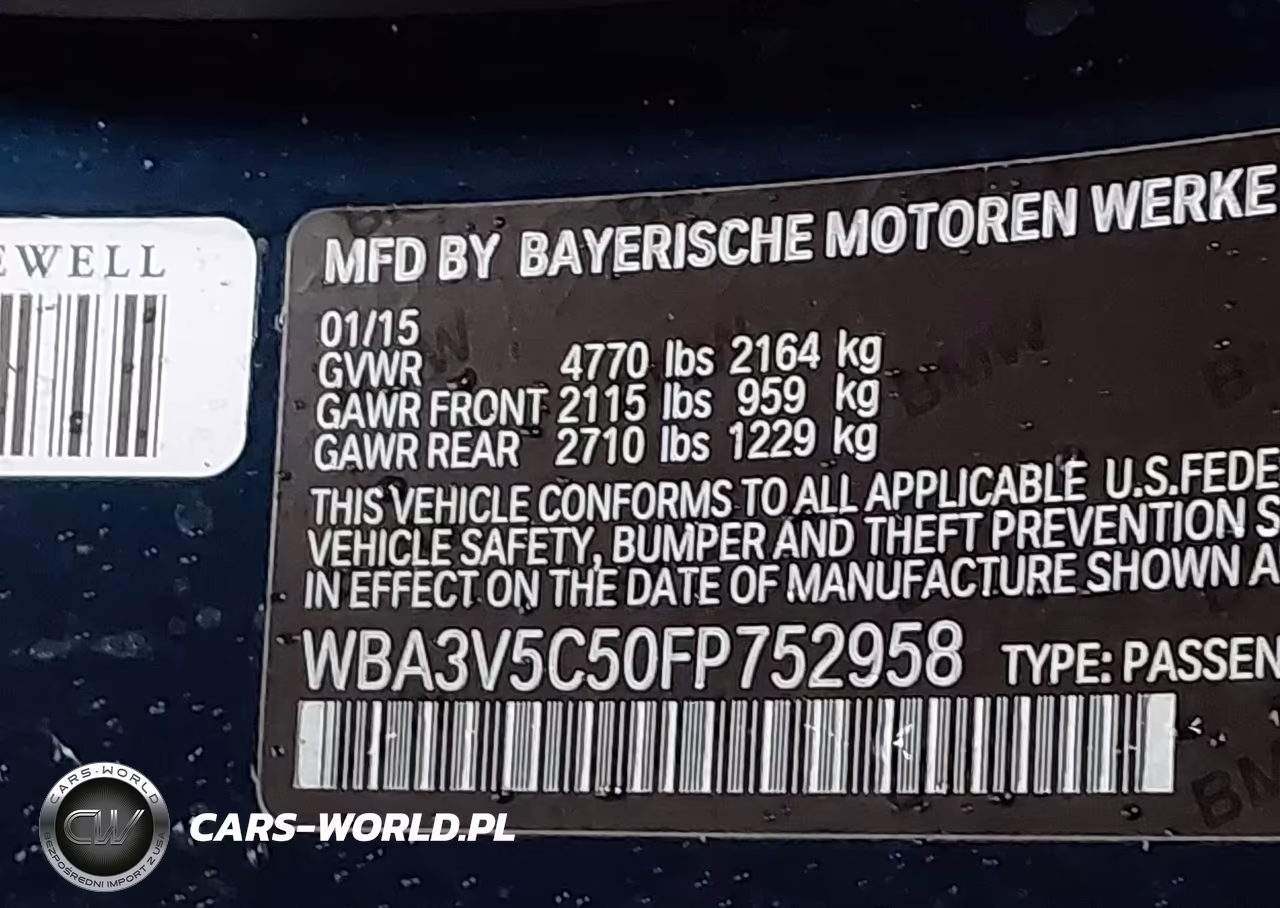 2015 BMW 428I VIN:WBA3V5C50FP752958 - 8