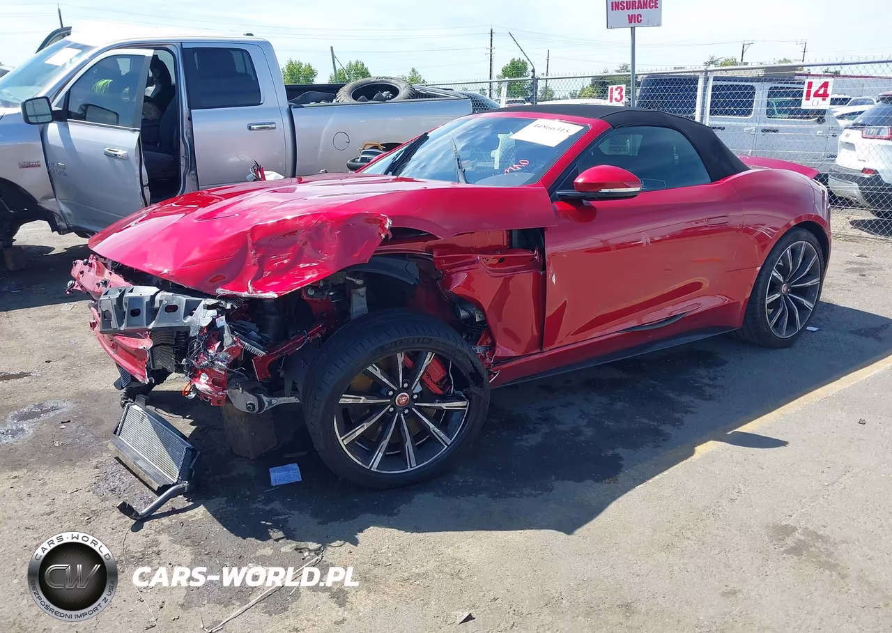 2021 Jaguar F-Type R Awd Automatic VIN:SAJD55FE4MCK69661 - 2