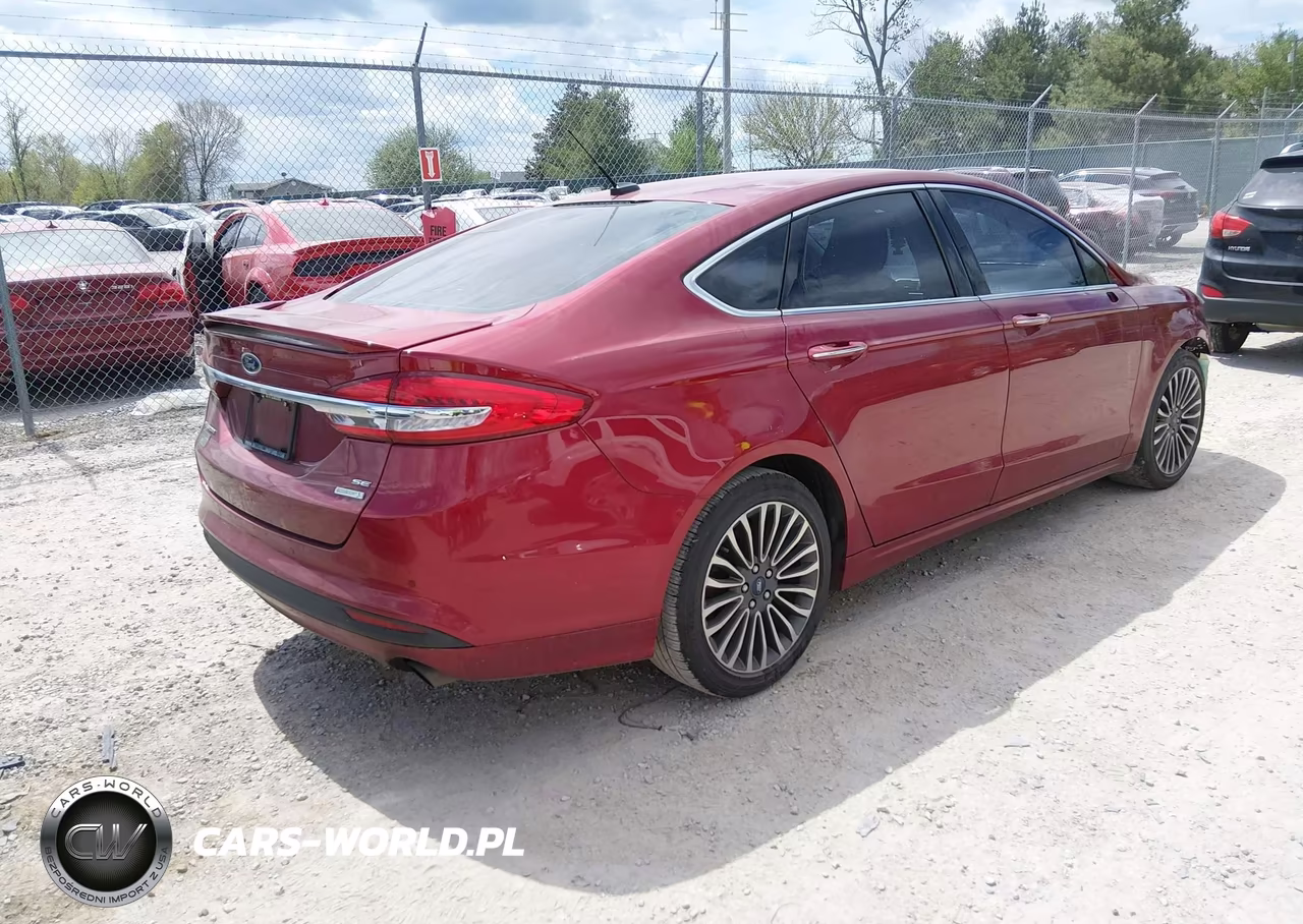 2017 Ford Fusion Se VIN:3FA6P0HD9HR378252 - 4
