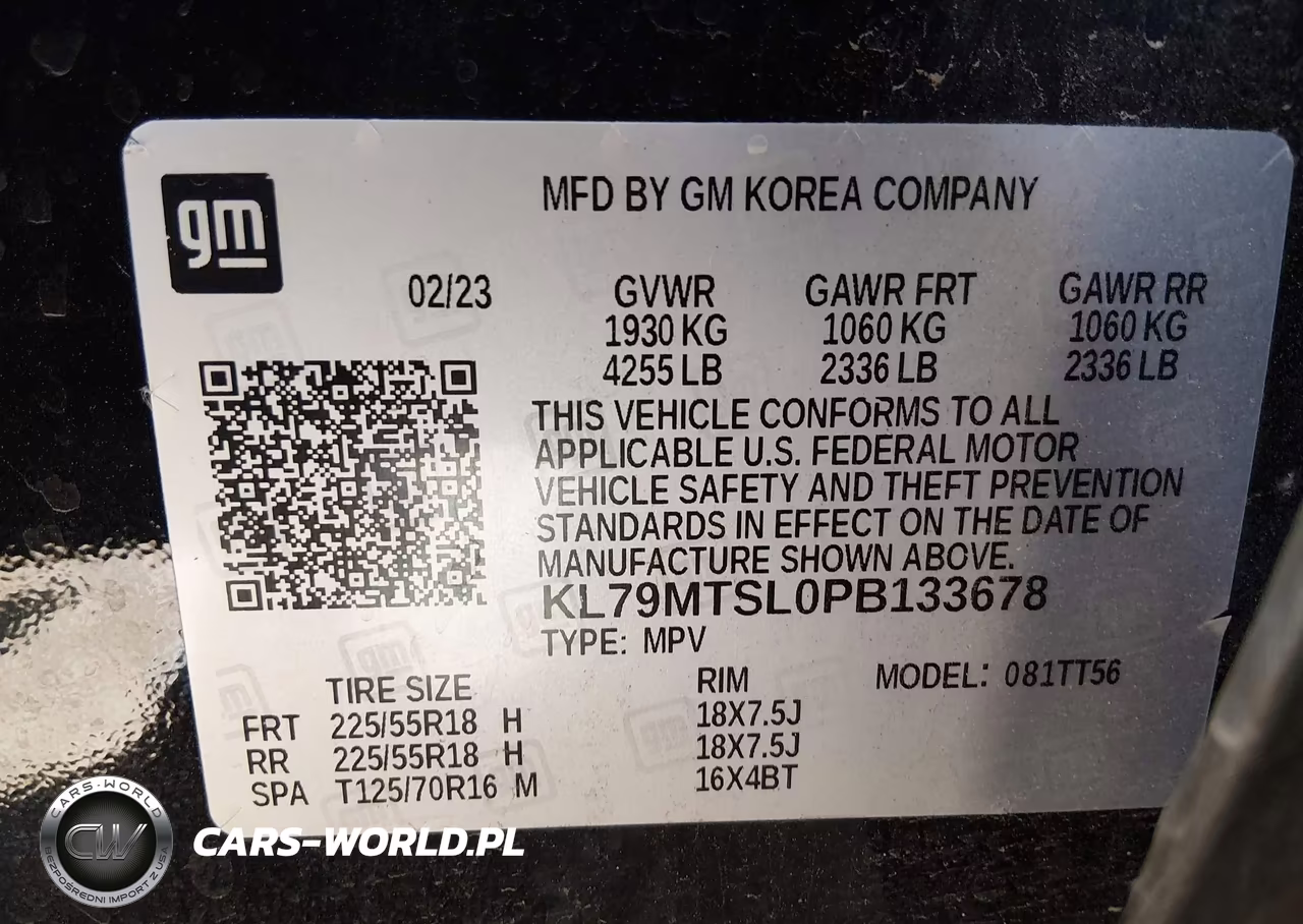 2023 Chevrolet Trailblazer Fwd Rs VIN:KL79MTSL0PB133678 - 9
