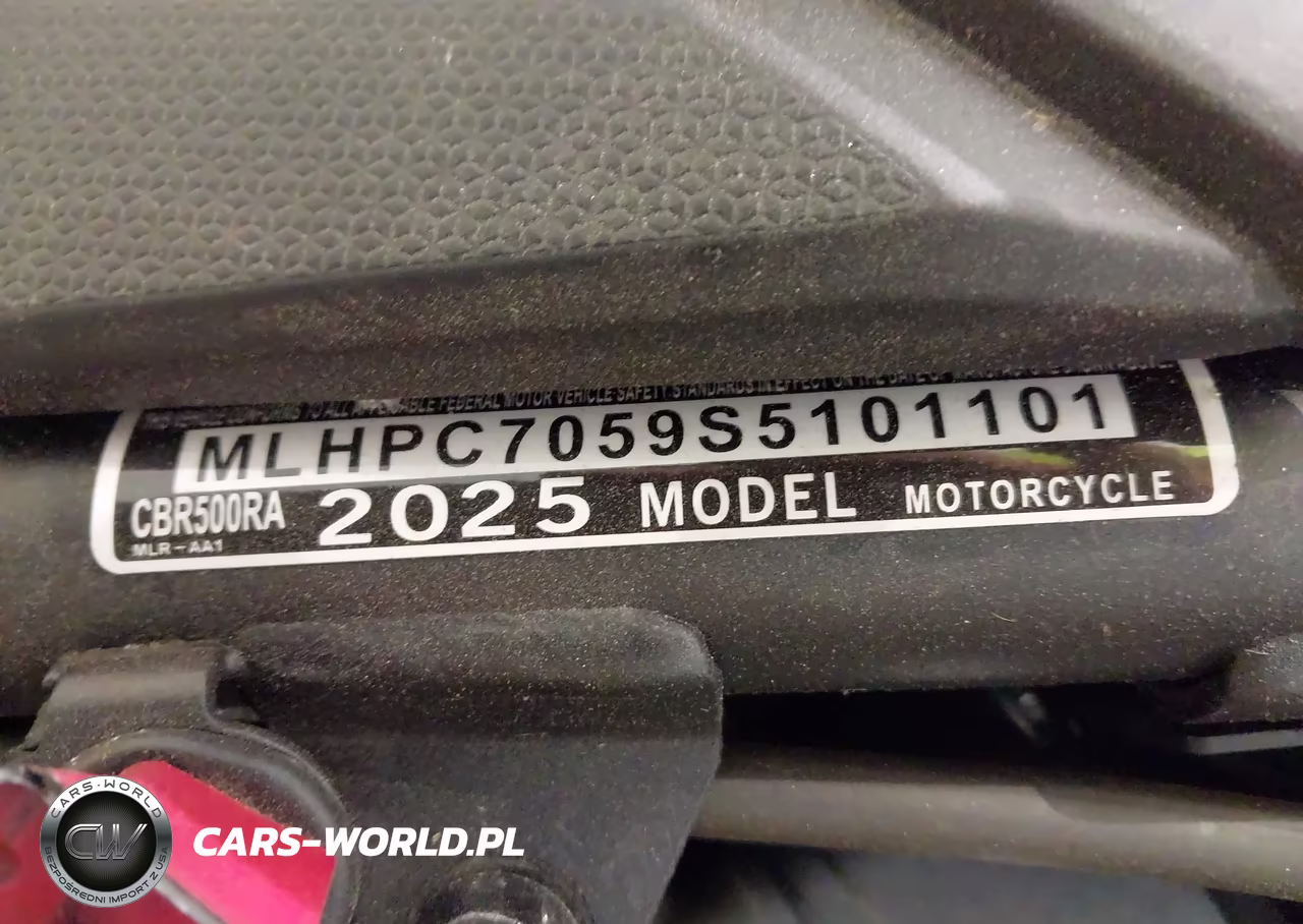 2025 Honda Cbr500 Ra VIN:MLHPC7059S5101101 - 10