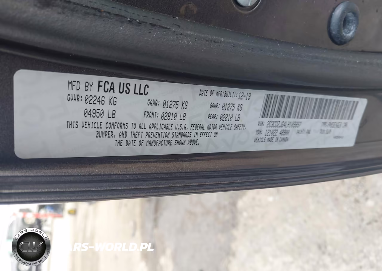 2020 Dodge Challenger Gt VIN:2C3CDZJG4LH109857 - 9