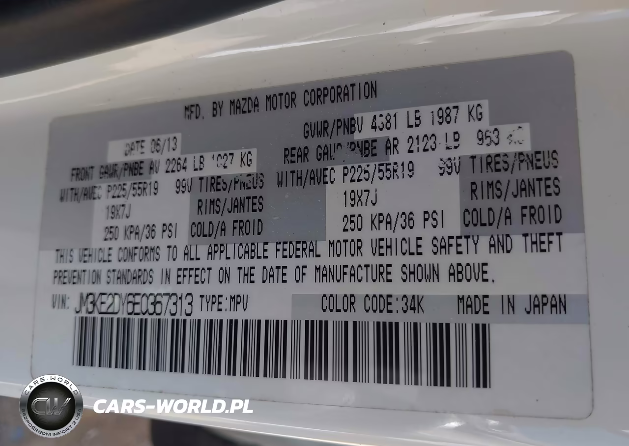 2014 Mazda Cx-5 Grand Touring VIN:JM3KE2DY6E0367313 - 9