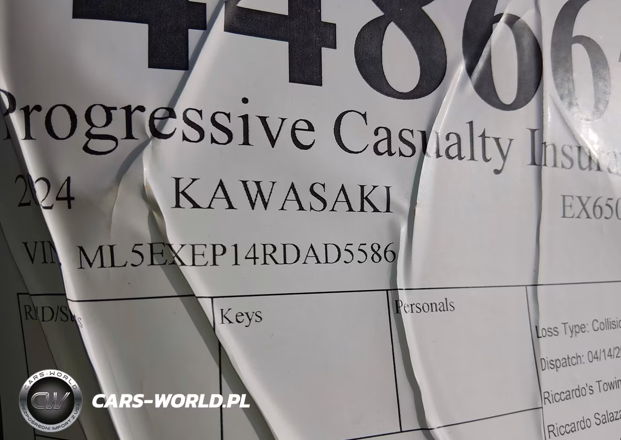 2024 Kawasaki Ex650 P VIN:ML5EXEP14RDAD5586 - 14