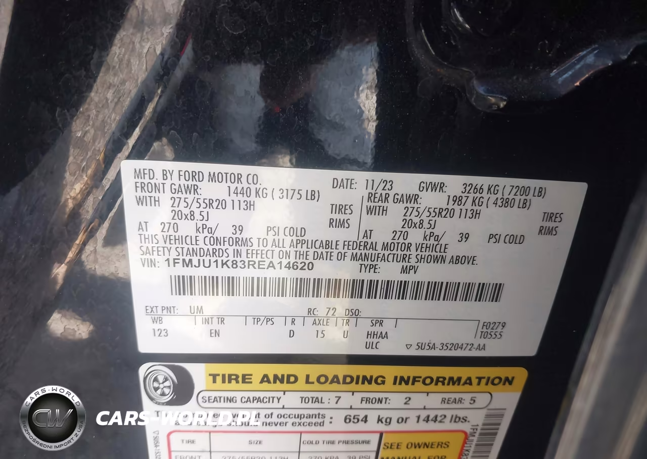 2024 Ford Expedition Limited VIN:1FMJU1K83REA14620 - 9