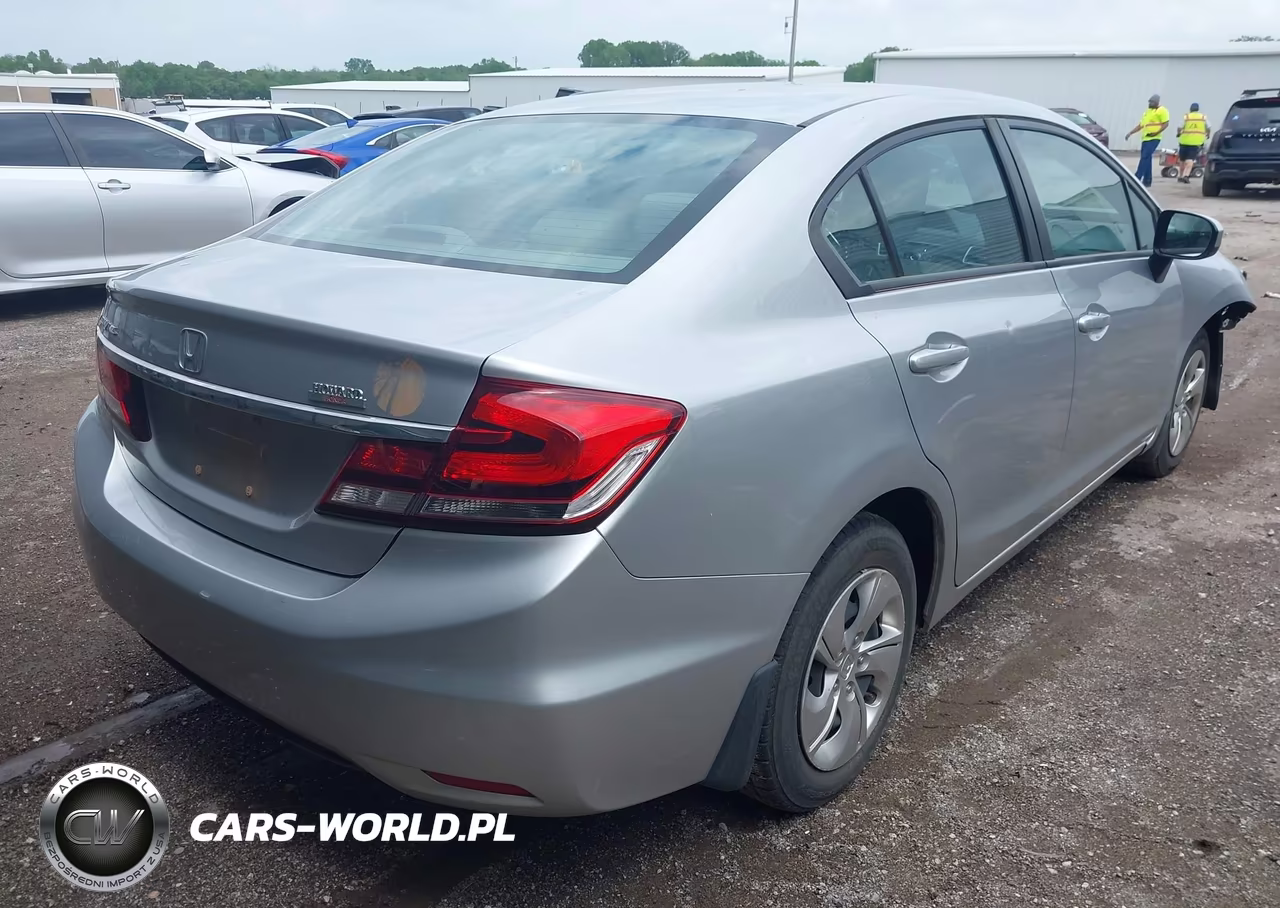 2014 Honda Civic Lx VIN:19XFB2F53EE016548 - 4