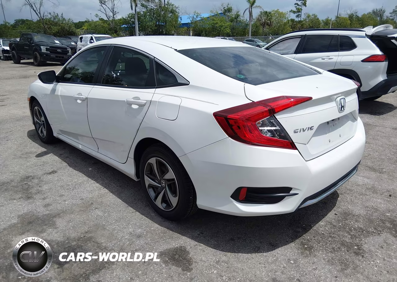 2019 Honda Civic Lx VIN:19XFC2F69KE028673 - 3