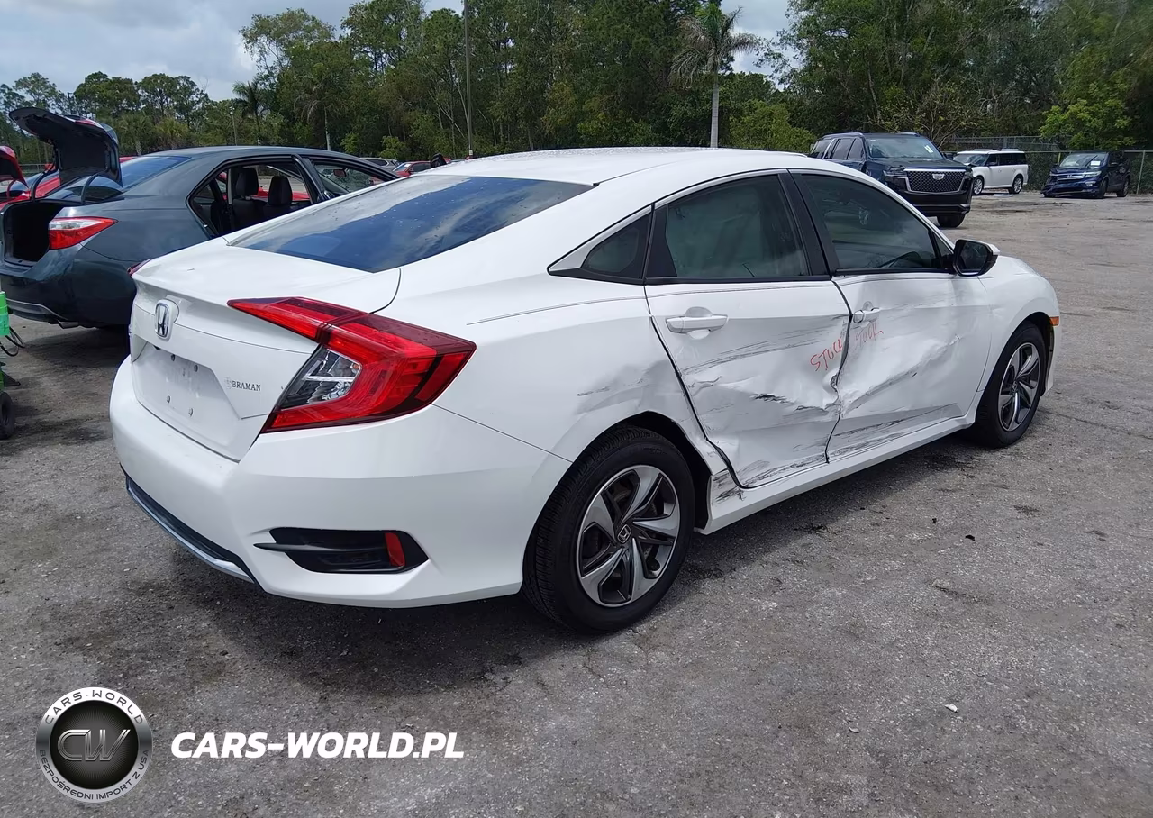 2019 Honda Civic Lx VIN:19XFC2F69KE028673 - 4