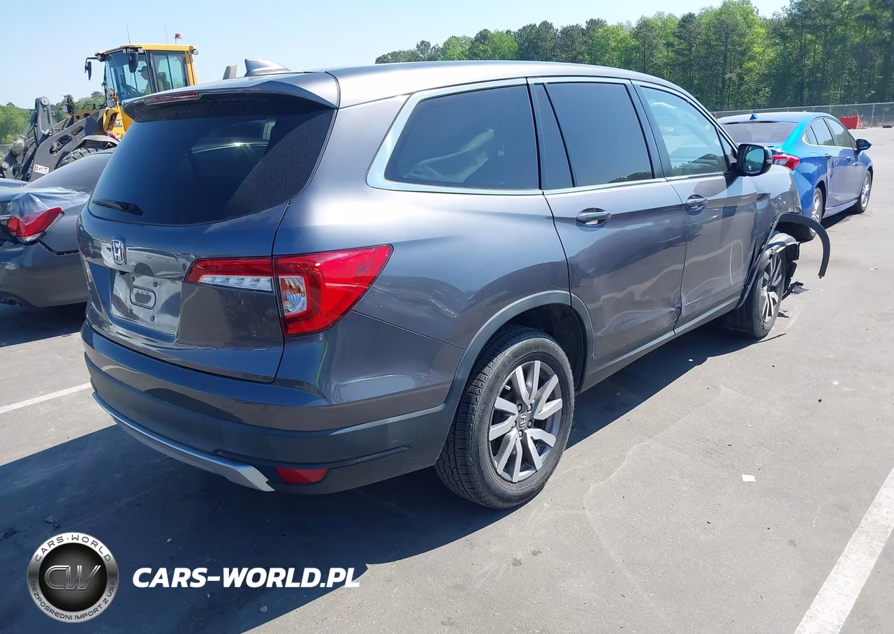 2021 Honda Pilot 2Wd Ex-L VIN:5FNYF5H59MB011603 - 4