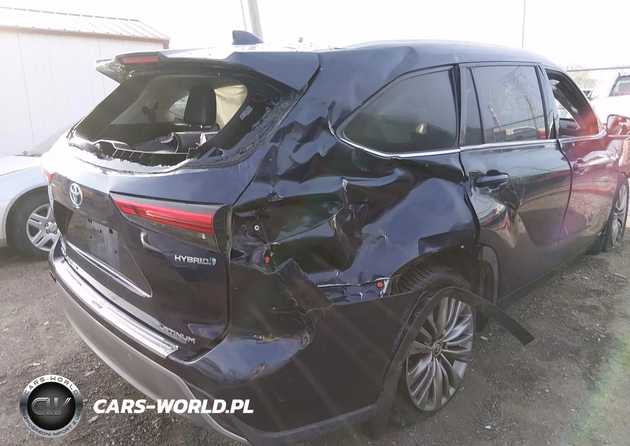 2021 Toyota Highlander Hybrid Platinum VIN:5TDEBRCH9MS015430 - 19