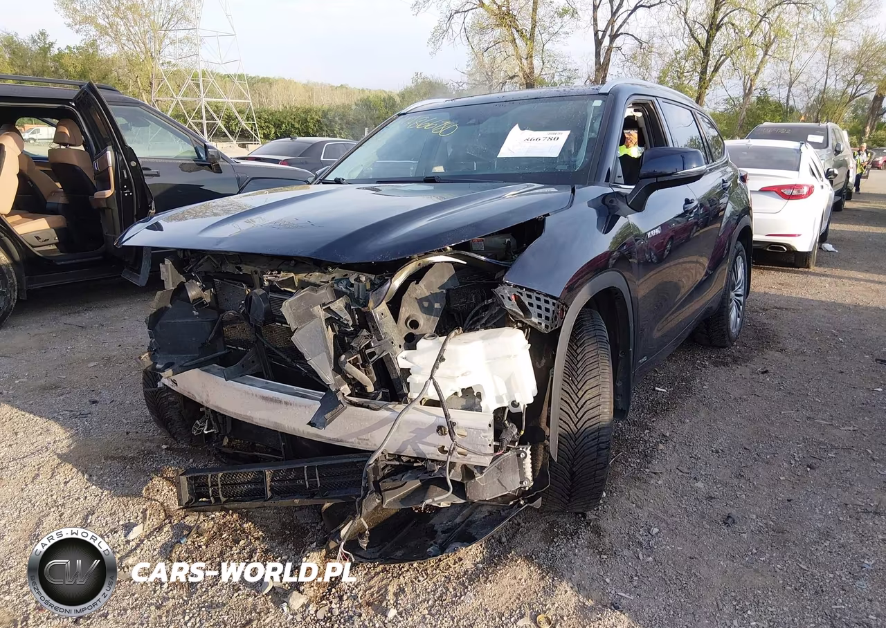2021 Toyota Highlander Hybrid Platinum VIN:5TDEBRCH9MS015430 - 2