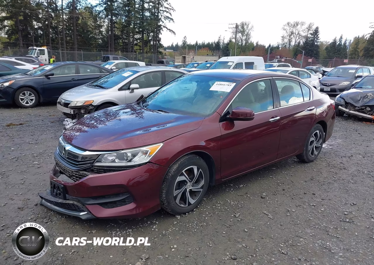 2016 Honda Accord Lx VIN:1HGCR2F38GA122871 - 2