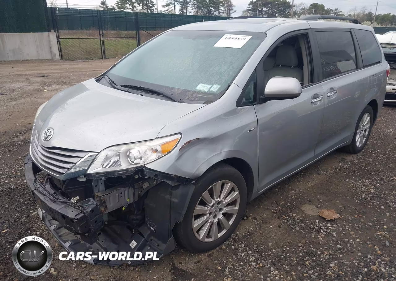 2017 Toyota Sienna Xle 7 Passenger VIN:5TDDZ3DC8HS173027 - 2