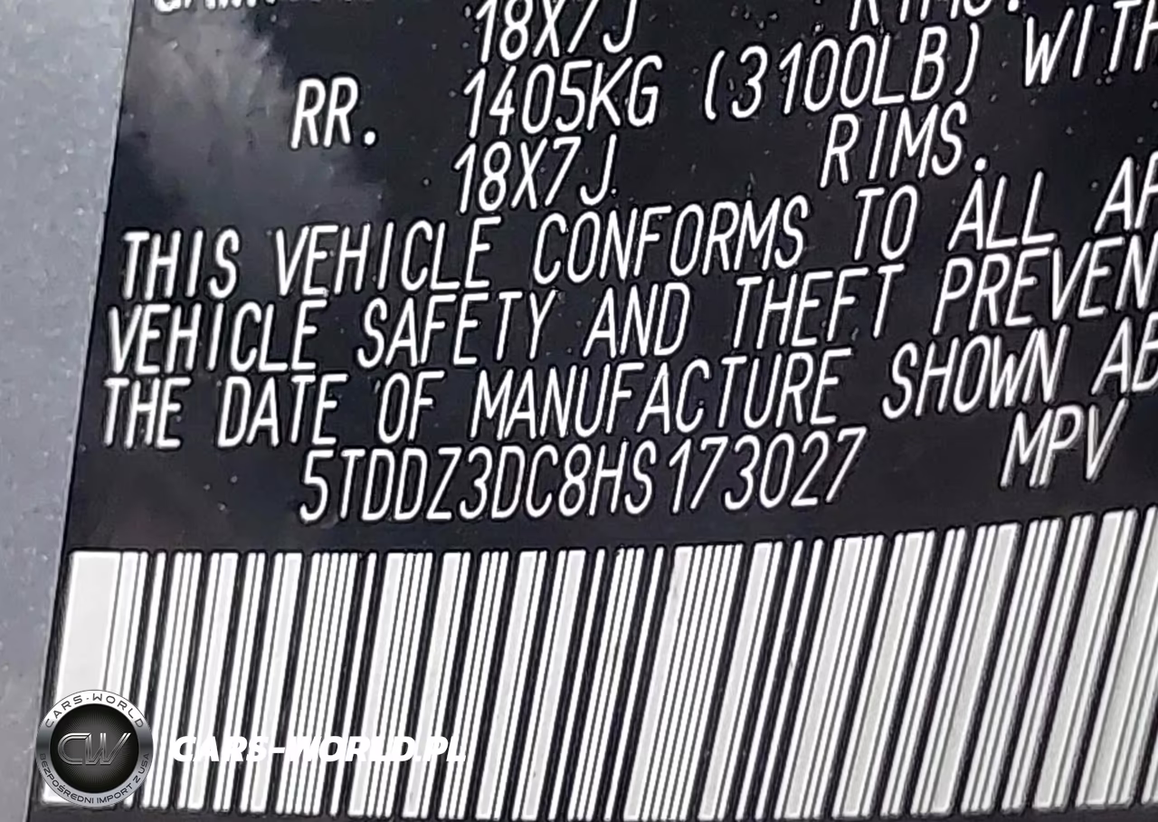 2017 Toyota Sienna Xle 7 Passenger VIN:5TDDZ3DC8HS173027 - 9