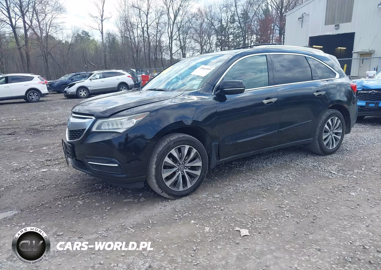 2016 Acura Mdx Technology Acurawatch Plus Packages-Technology Package VIN:5FRYD4H4XGB009188 - 2