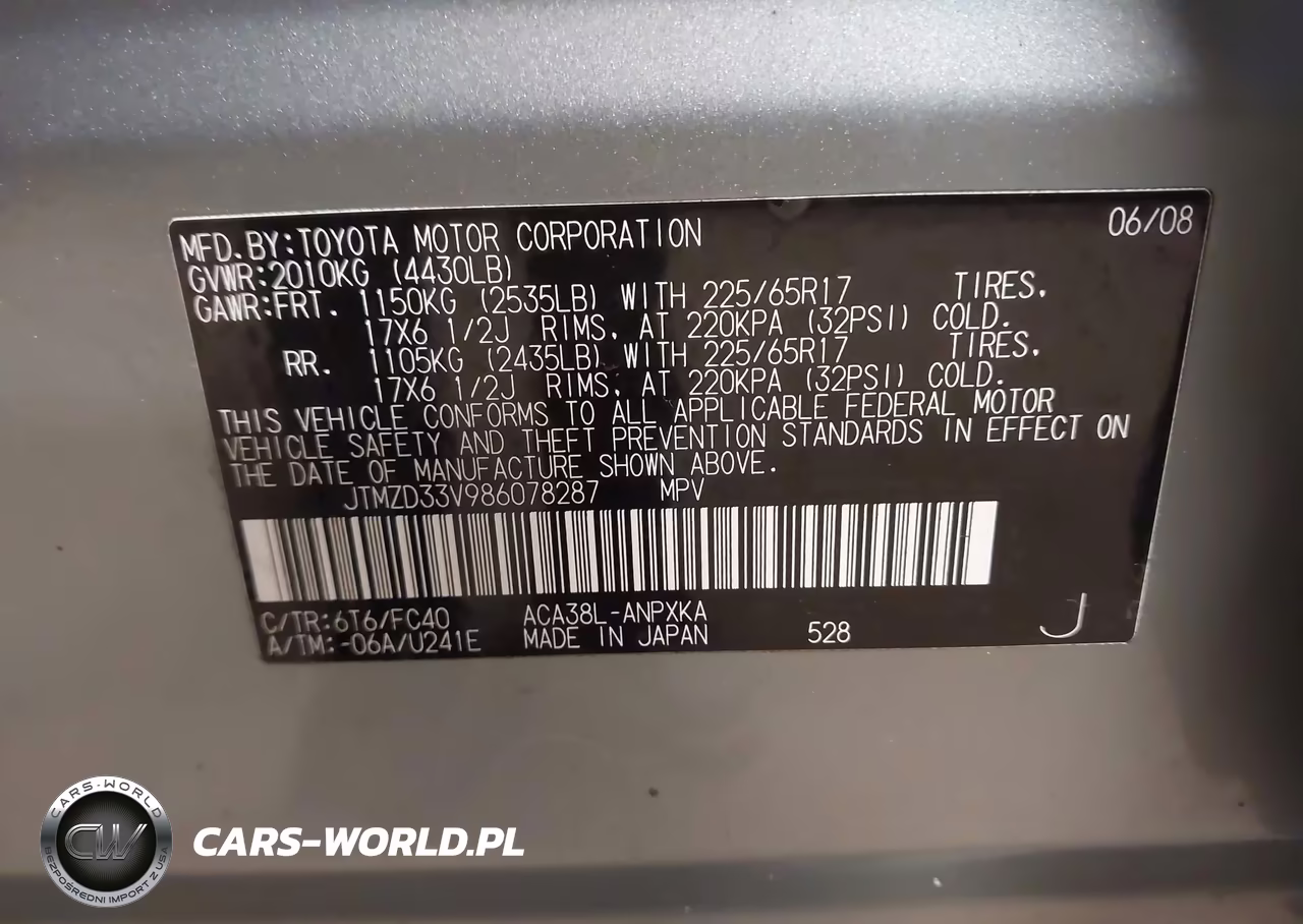2008 Toyota Rav4 VIN:JTMZD33V986078287 - 9