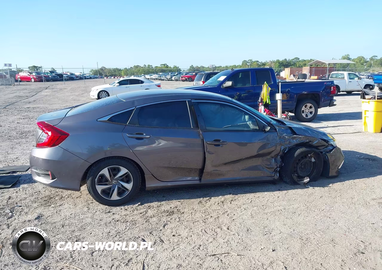 2020 Honda Civic Lx VIN:19XFC2F65LE213868 - 13