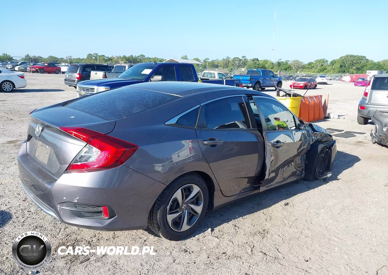 2020 Honda Civic Lx VIN:19XFC2F65LE213868 - 4
