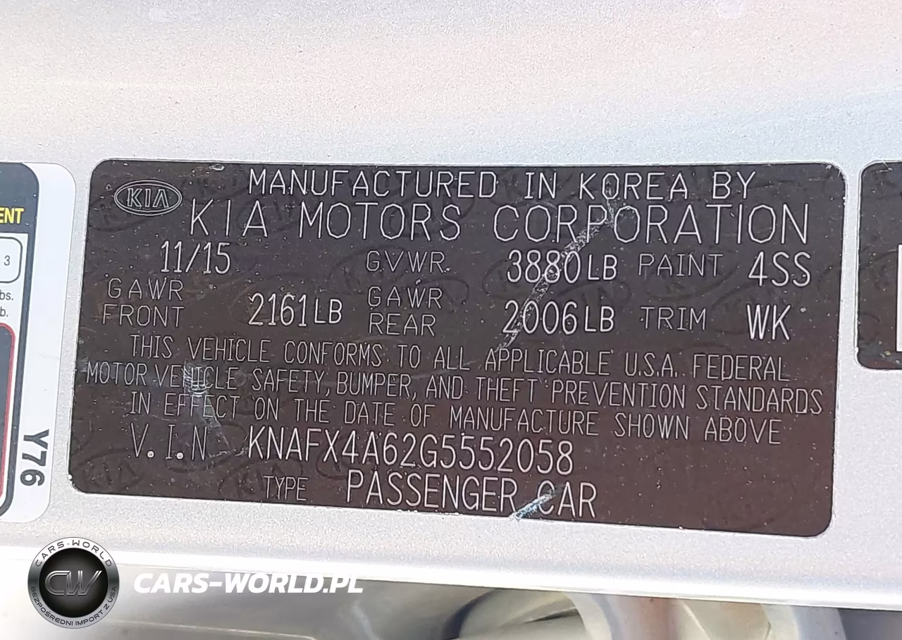 2016 Kia Forte Lx VIN:KNAFX4A62G5552058 - 9