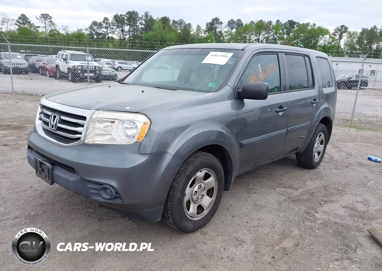 2012 Honda Pilot Lx VIN:5FNYF4H24CB005951 - 2