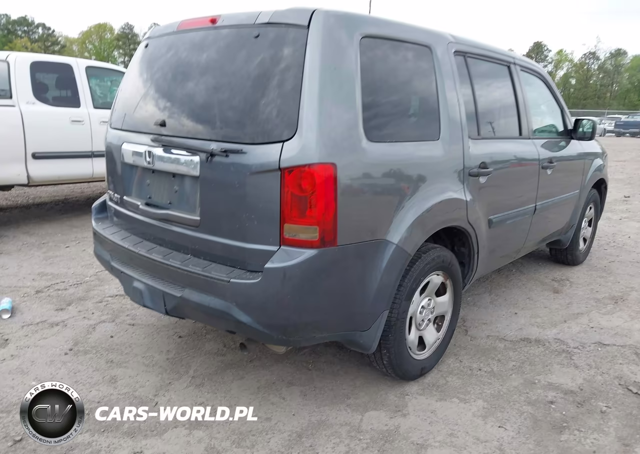 2012 Honda Pilot Lx VIN:5FNYF4H24CB005951 - 4