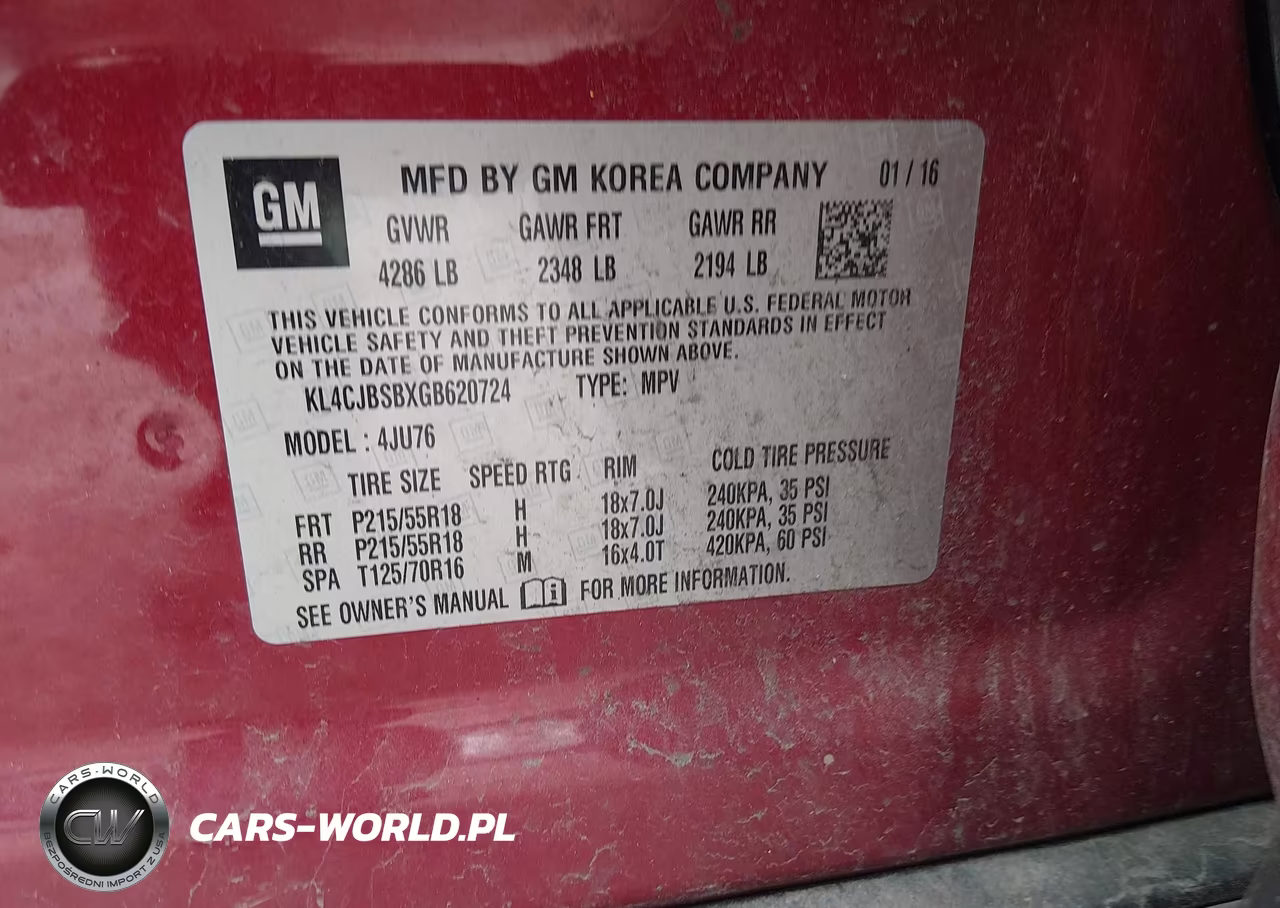 2016 Buick Encore Convenience VIN:KL4CJBSBXGB620724 - 9