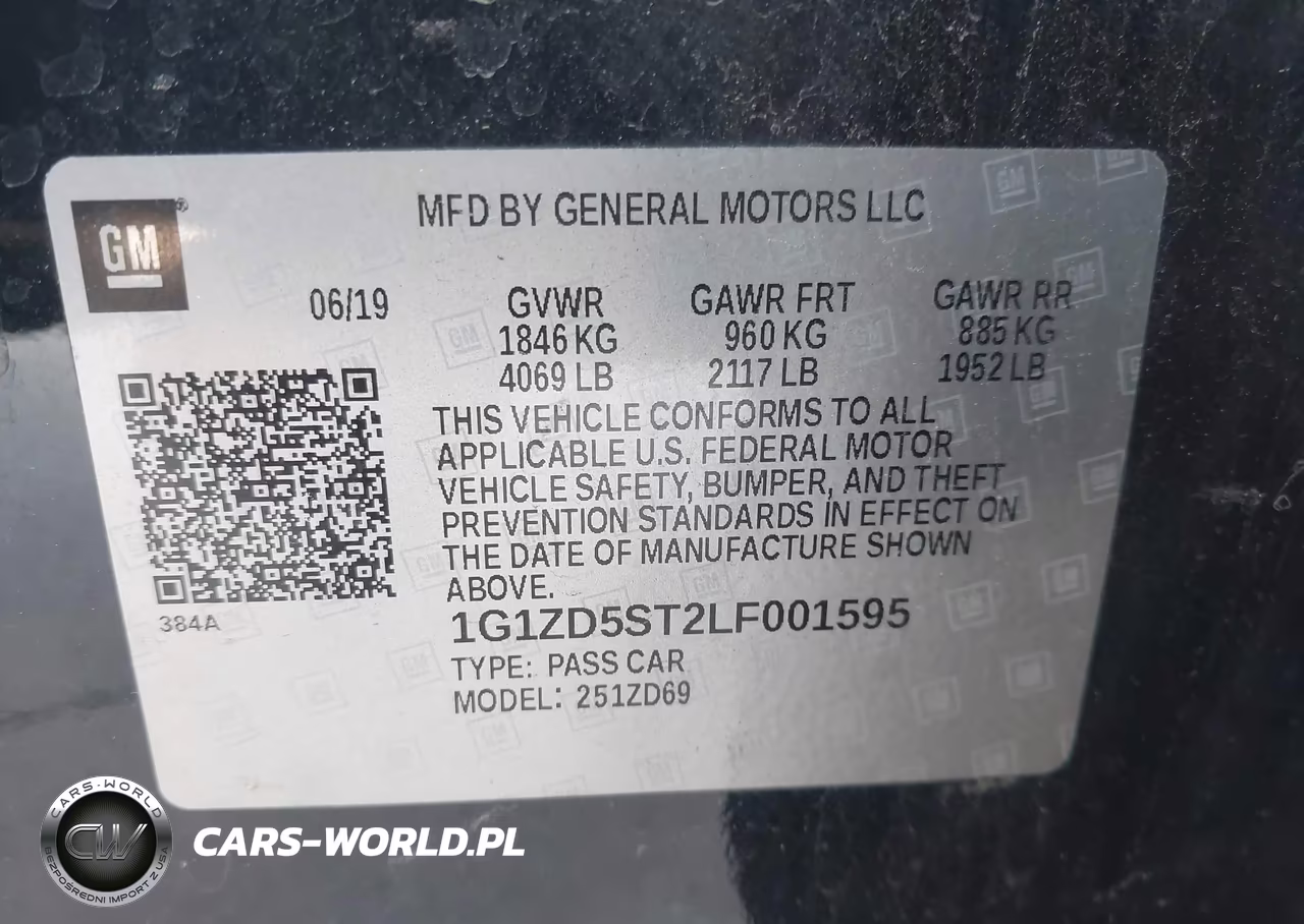 2020 Chevrolet Malibu Fwd Lt VIN:1G1ZD5ST2LF001595 - 9