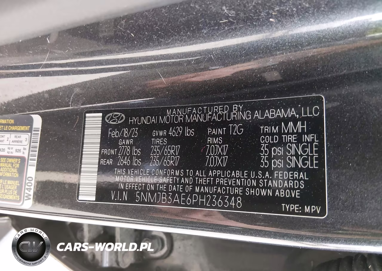 2023 Hyundai Tucson Sel VIN:5NMJB3AE6PH236348 - 9