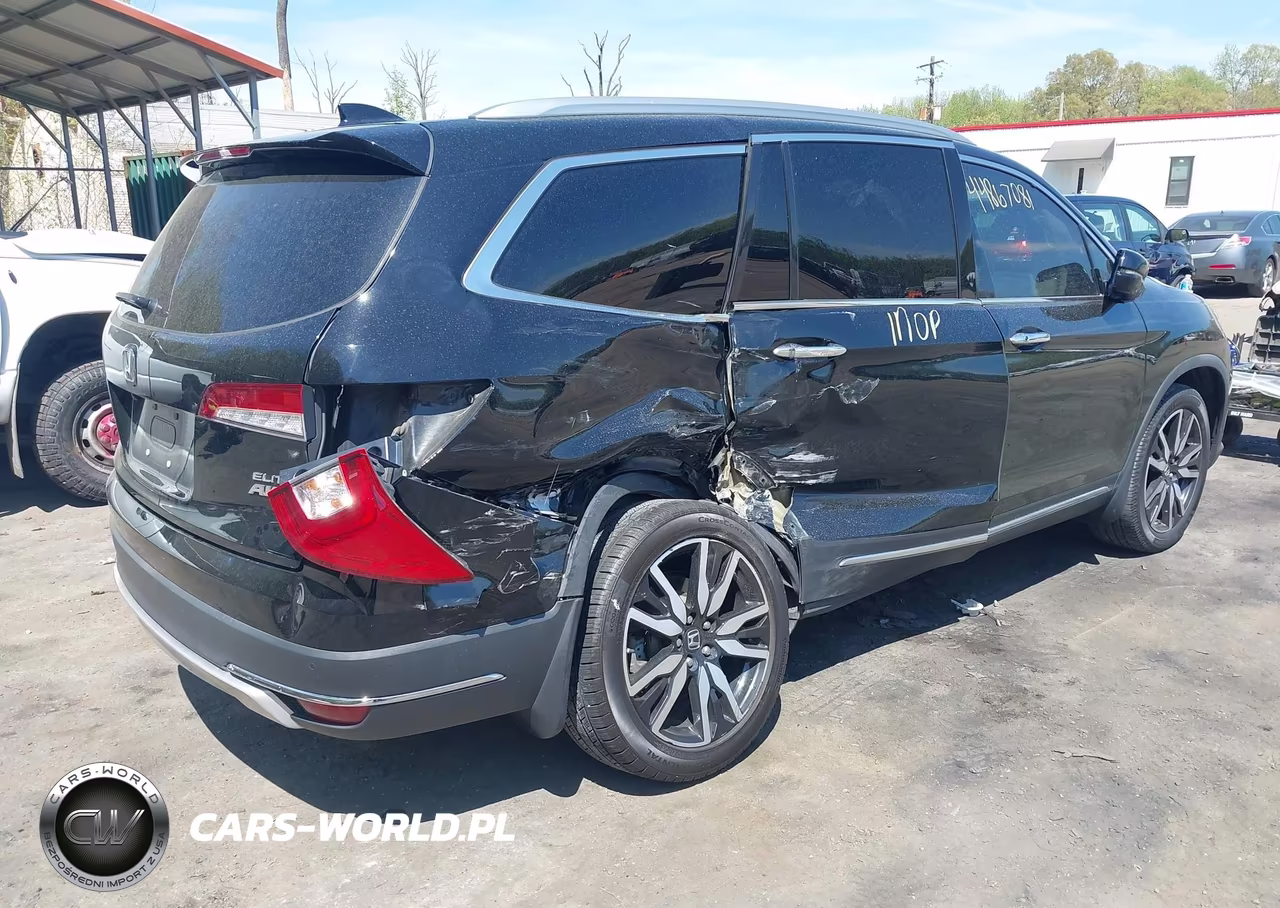 2020 Honda Pilot Awd Elite VIN:5FNYF6H04LB061687 - 4