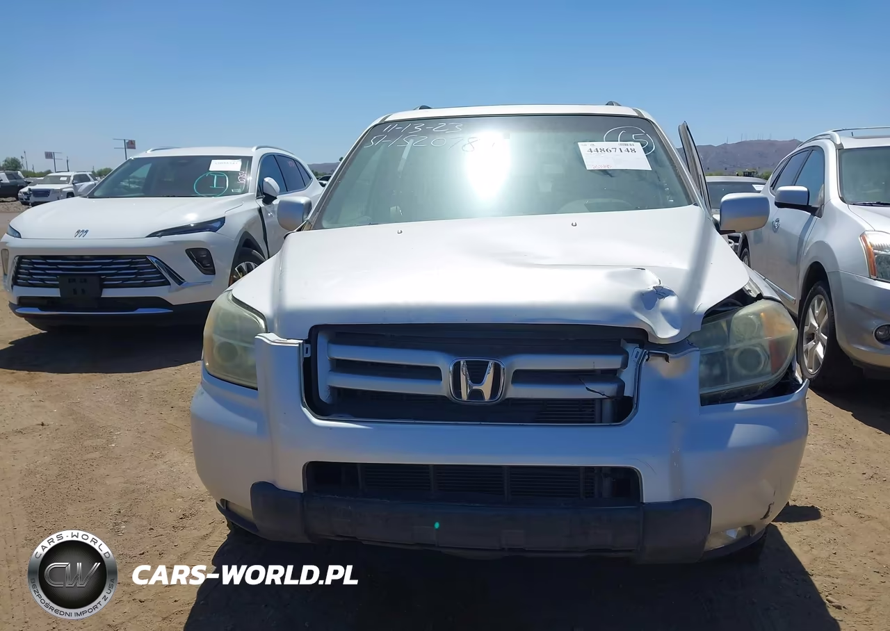 2006 Honda Pilot Ex-L VIN:2HKYF18516H524728 - 6