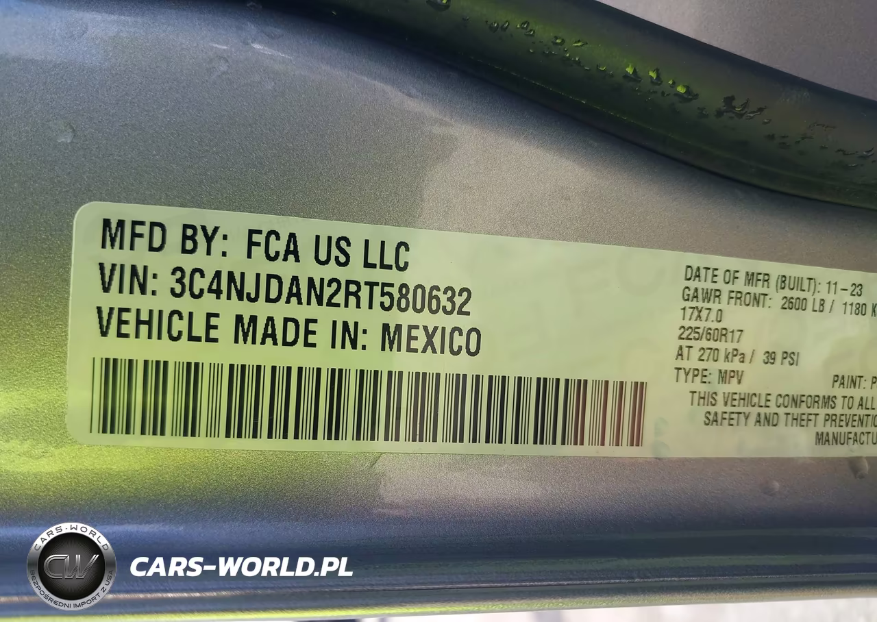 2024 Jeep Compass Sport 4X4 VIN:3C4NJDAN2RT580632 - 9