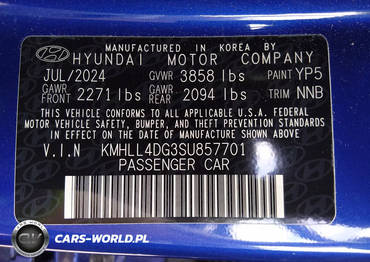 2025 Hyundai Elantra Se VIN:KMHLL4DG3SU857701 - 9