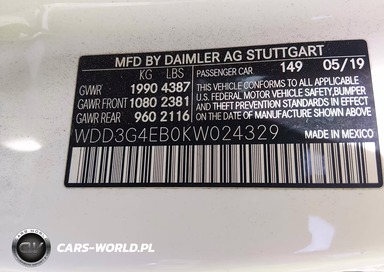 2019 Mercedes-Benz A 220 VIN:WDD3G4EB0KW024329 - 9