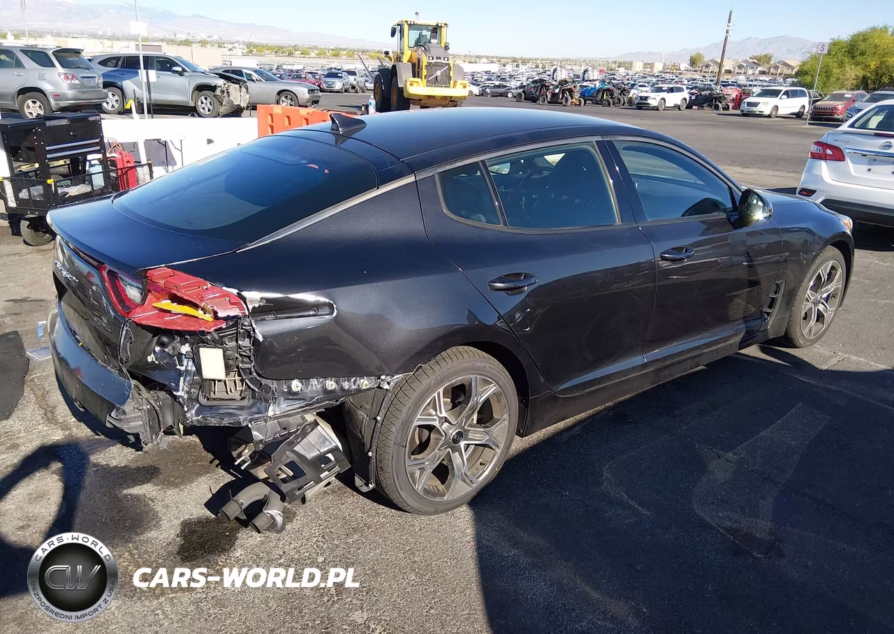 2021 Kia Stinger Gt-Line VIN:KNAE15LA6M6090100 - 4