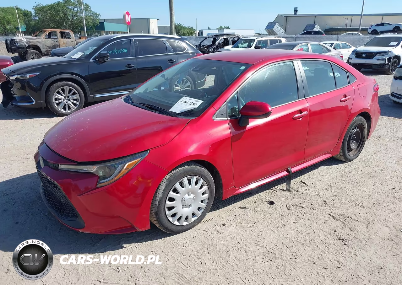 2020 Toyota Corolla Le VIN:5YFEPRAE1LP021806 - 2