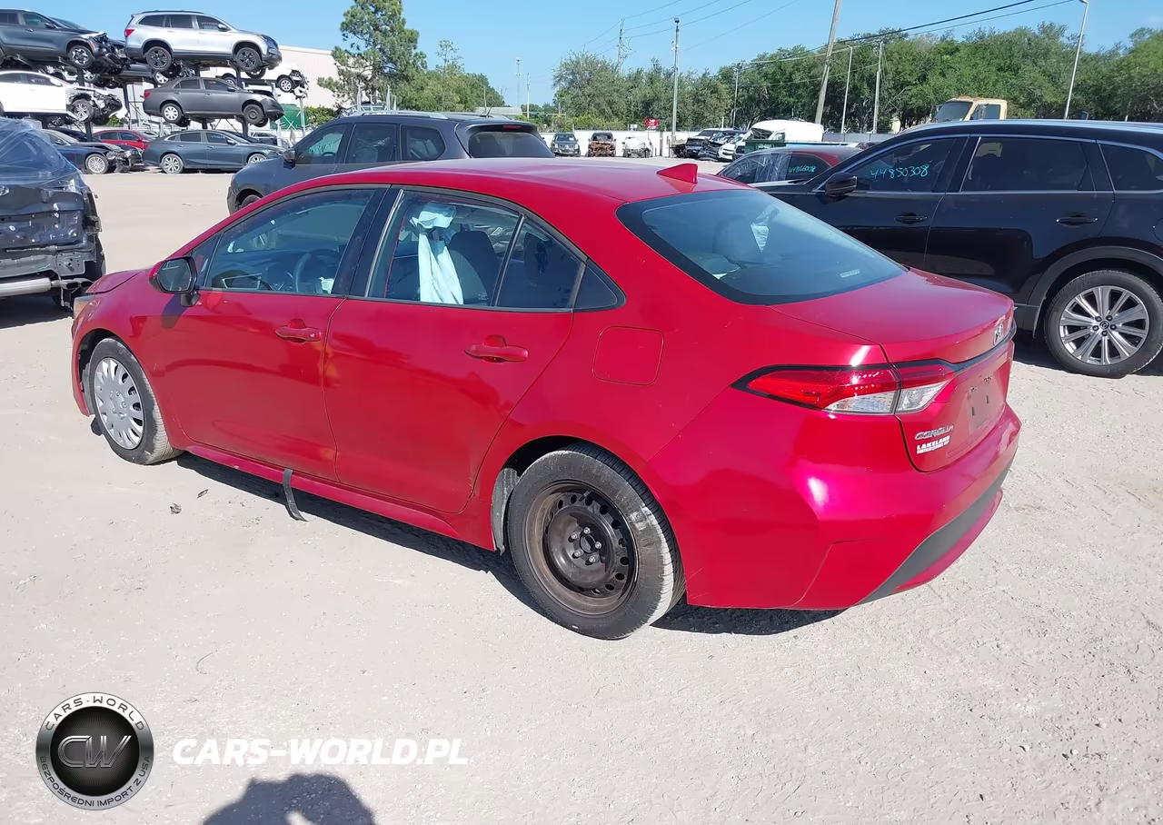 2020 Toyota Corolla Le VIN:5YFEPRAE1LP021806 - 3