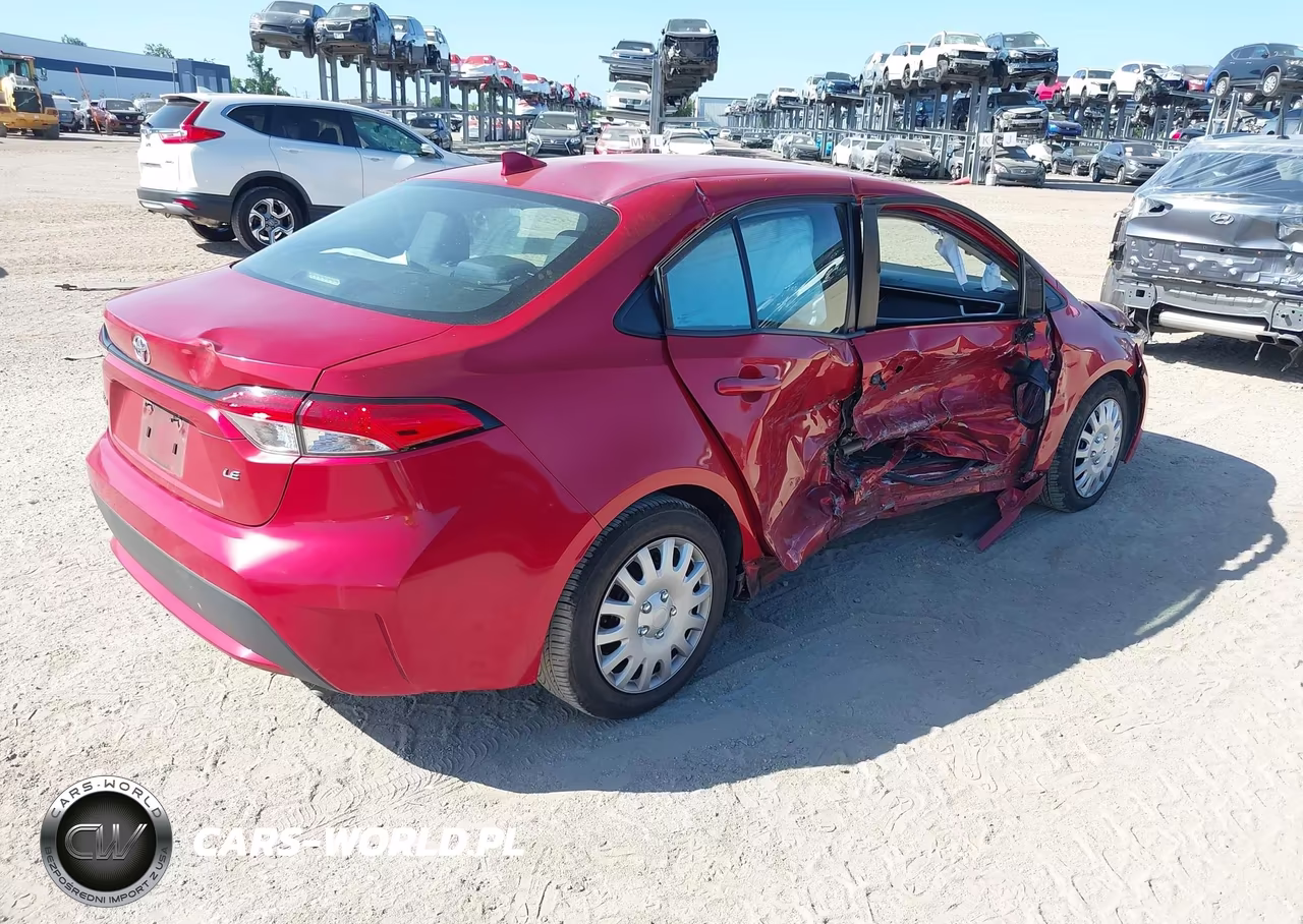 2020 Toyota Corolla Le VIN:5YFEPRAE1LP021806 - 4
