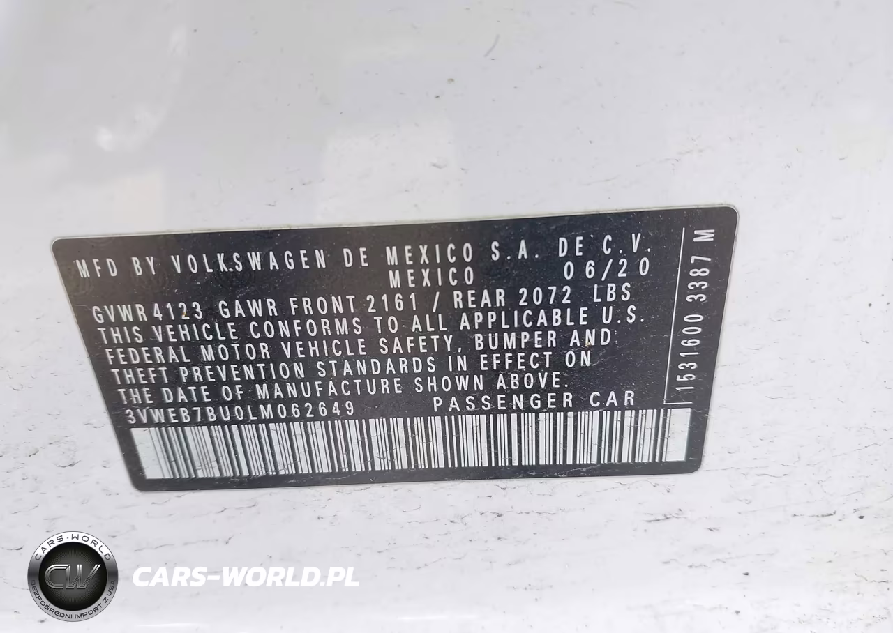 2020 Volkswagen Jetta 1.4T Sel VIN:3VWEB7BU0LM062649 - 9