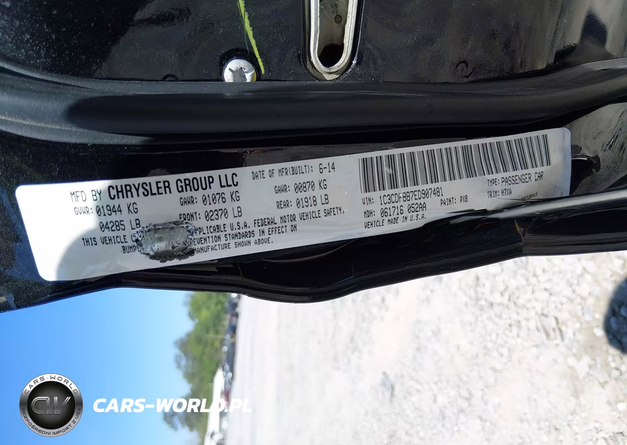 2014 Dodge Dart Sxt VIN:1C3CDFBB7ED907481 - 9